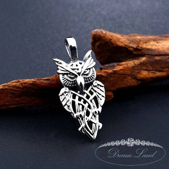 

Кулон из нержавеющей медицинской стали "Сова"