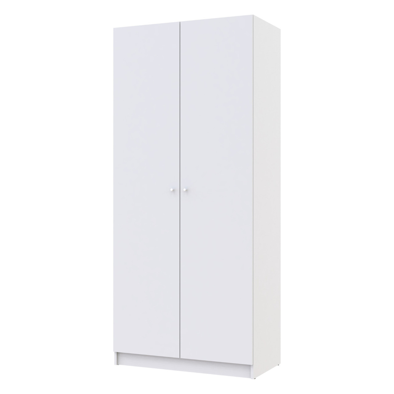 Шафа для одягу Doros Промо Білий 2 ДСП 90х48х204 (80737070) 2