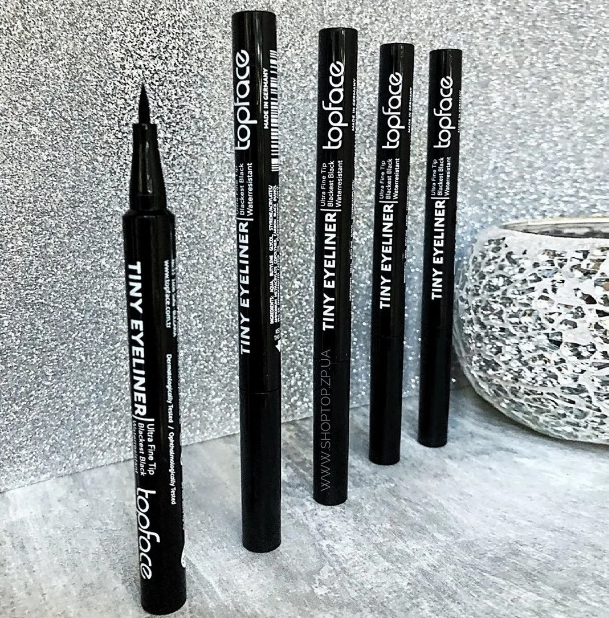 

Подводка-фломастер для глаз водостойкая TopFace Tiny Eyeliner PT-612, Черный