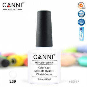 

Гель-лак CANNI № 239 (белый молочный)
