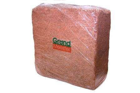 

Кокосовый блок GrondMeester, 5кг 30х30х14 см (100 торф х 0 чіпси) UNI