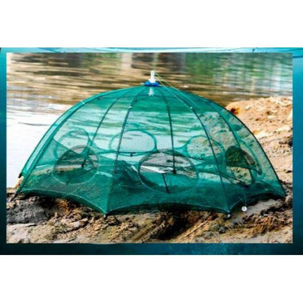 

Зонтик рыболовный и для раков 6 входов (90 см) (D-2019091108)