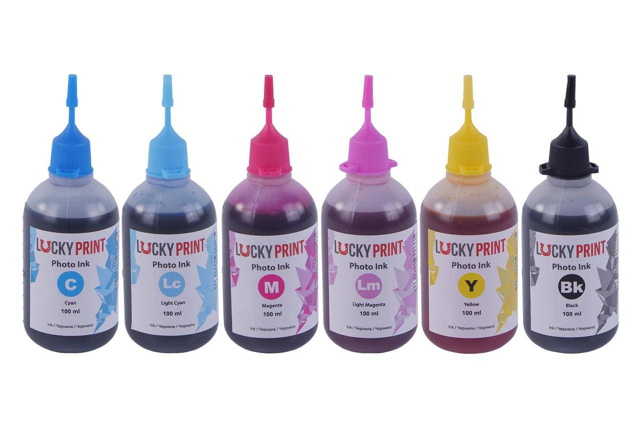 

Фото-чернила для Epson L800 Lucky Print (6*100 ml)