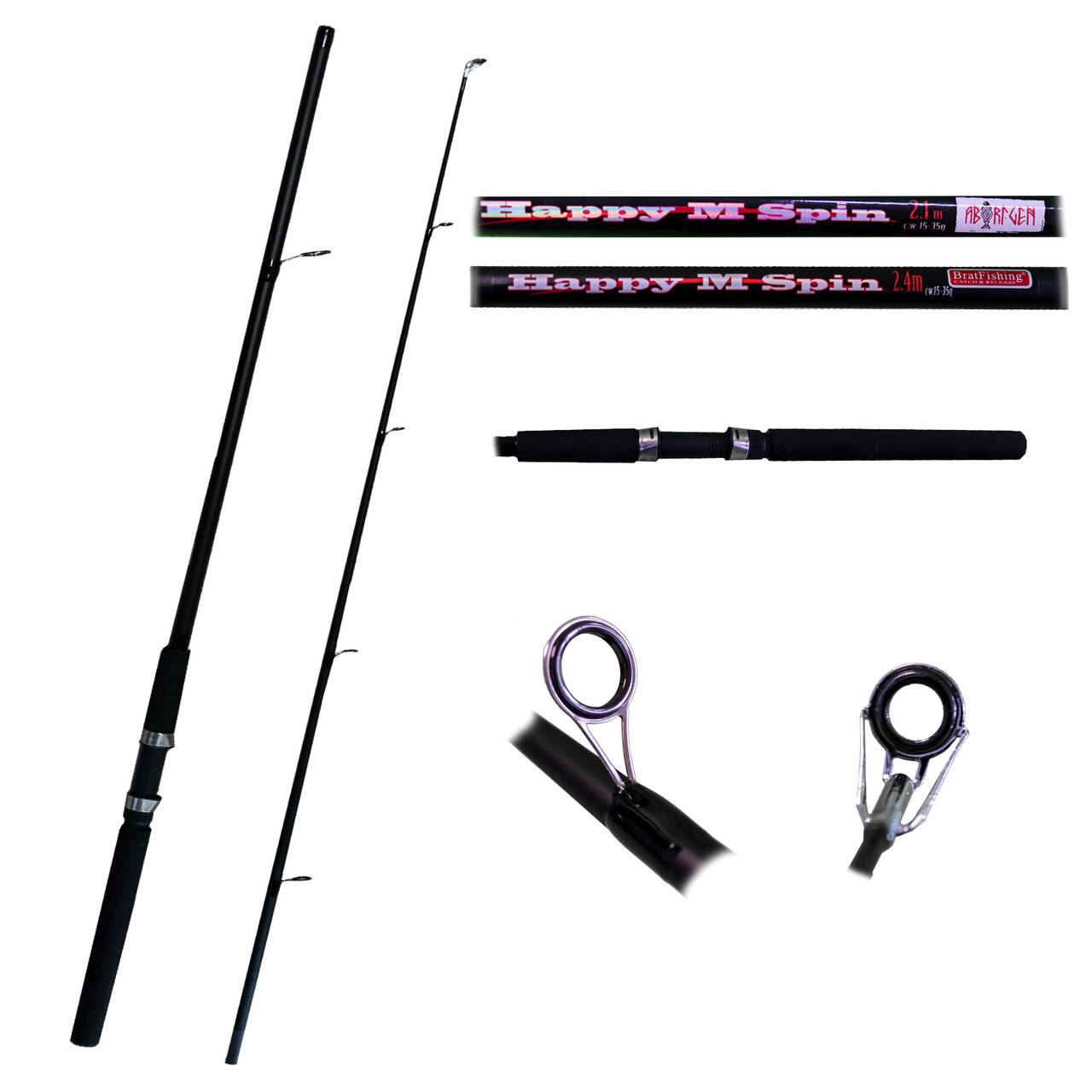

Спінінг штекерний Happy M Spin 2.40м 15-35г