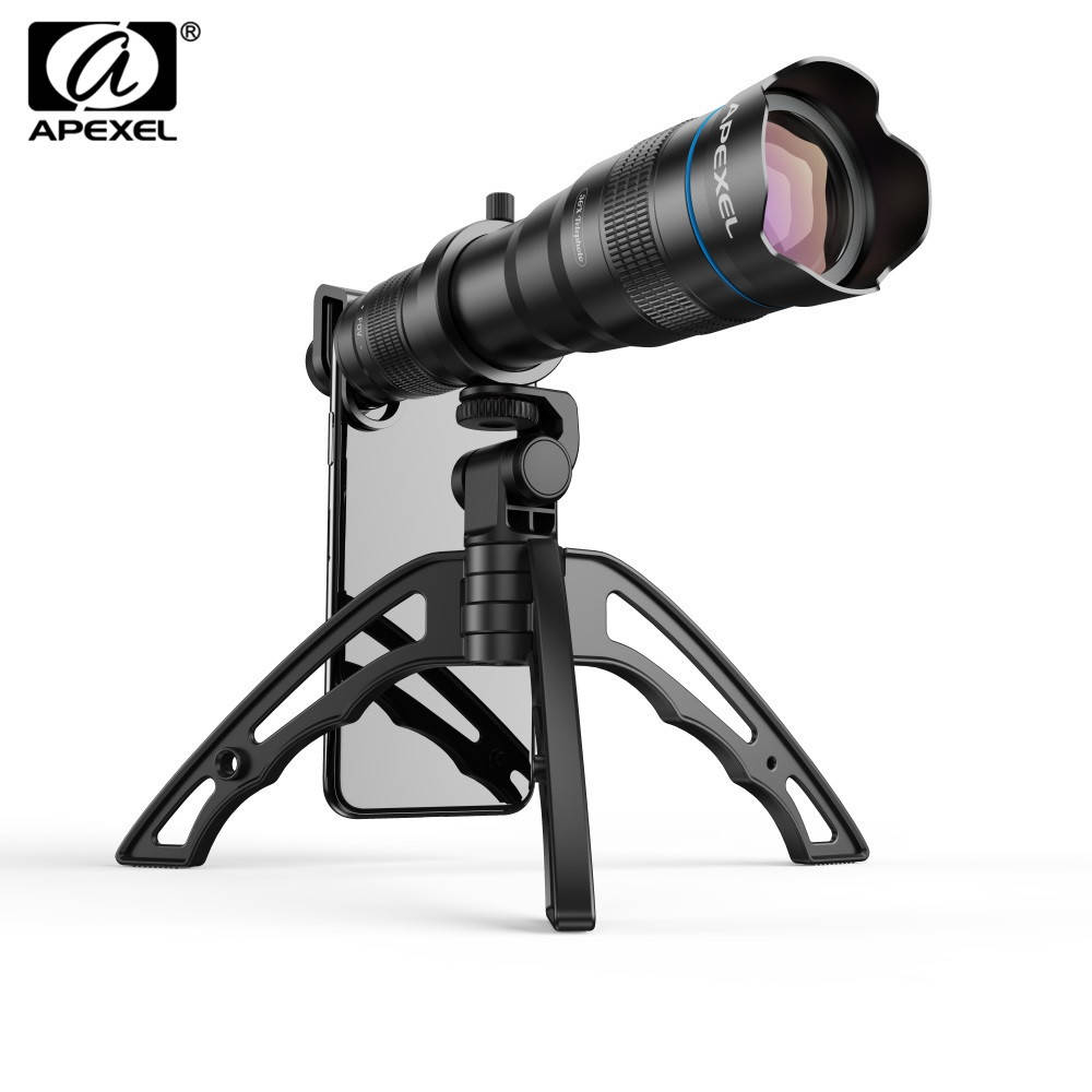

Монокуляр с креплением для телефона Premium Lens 4K HD 36x VF91333, Черный