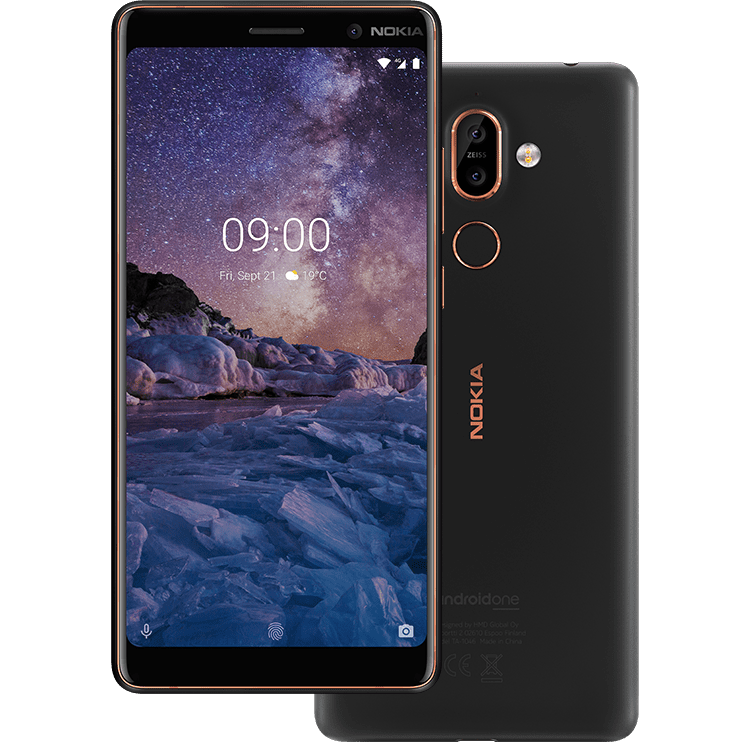 

Смартфон Nokia 7 plus ТА-1046 Black IPS 6" 12+13/16мп 4/64GB 3800мАч