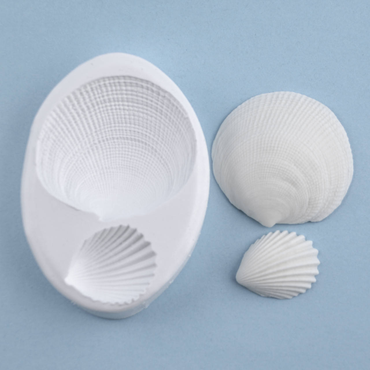 

Силиконовый молд Набор ракушек 9.5х6.5 см