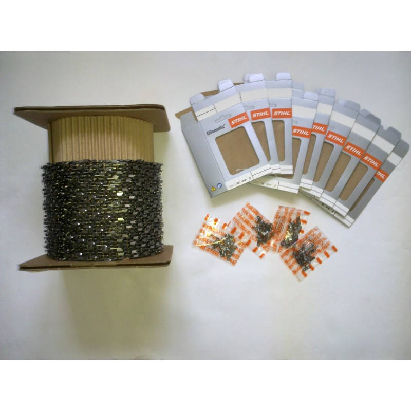 

Бухта цепи Stihl 63PS3, 3/8 шаг 1.3 мм (супер зуб)