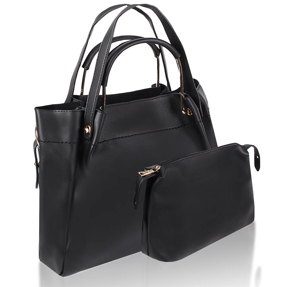 

Сумка женская Fashion 2 в 1 черная 408869B, Черный