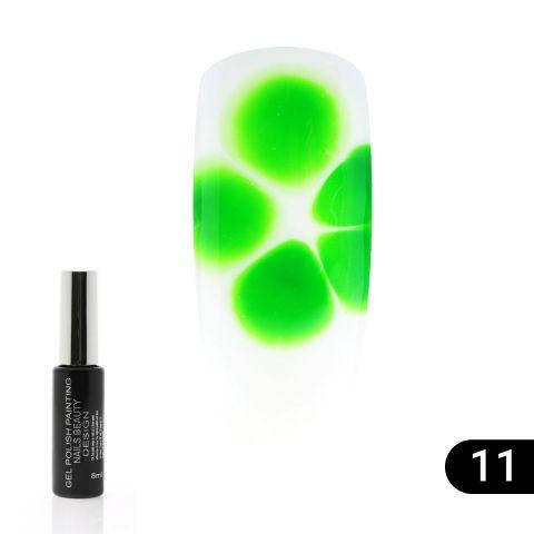 

Гель лак Flowers Global Fashion, с эффектом растекания (по мокрому), 8 мл 11