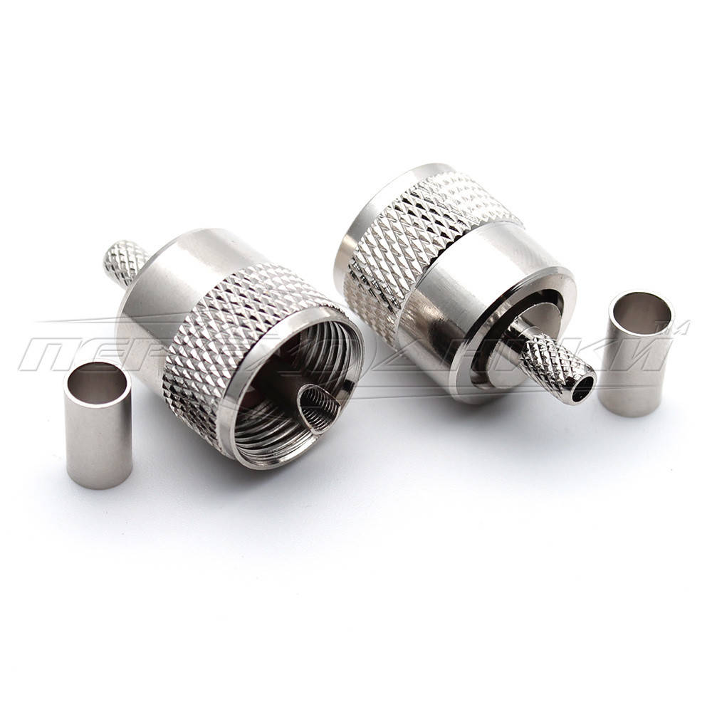 

Разъем штекер UHF под кабель RG-58, Crimp (обжим)