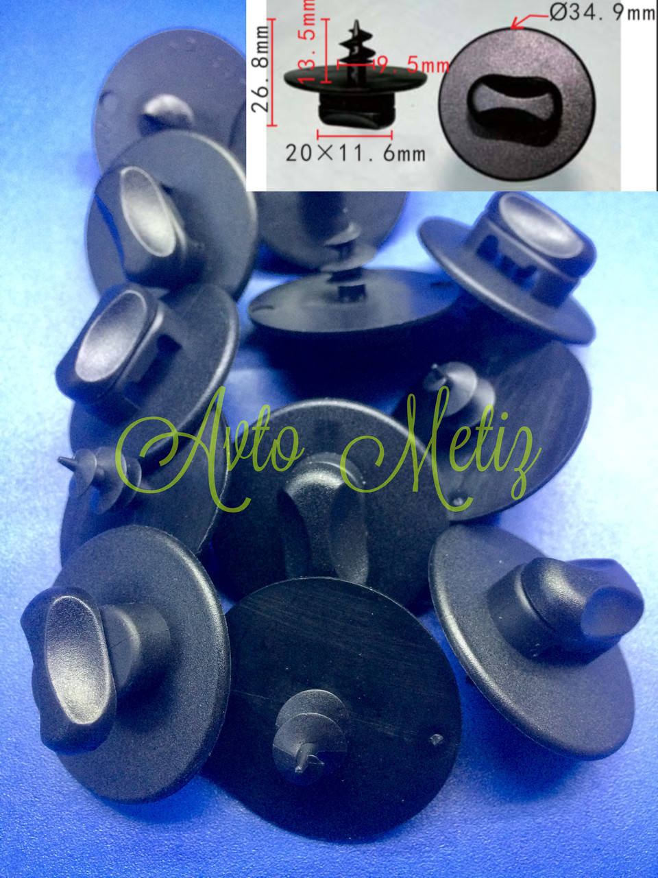 

Клипса крепления коврика Audi Seat Skoda Volkswagen 8E0864227