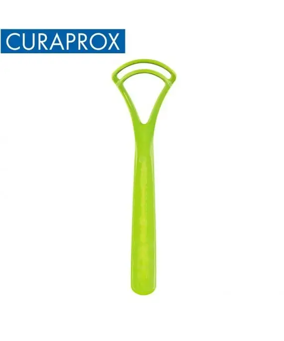 

Скребок для языка Curaprox с 2 лезвиями 1 шт в ассортименте, Бирюзовый
