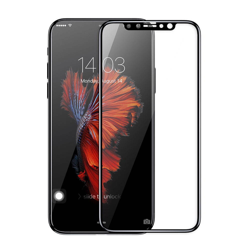 

Защитное стекло 10D Apple iPhone X / Xs / 11 Pro черное, Прозрачный