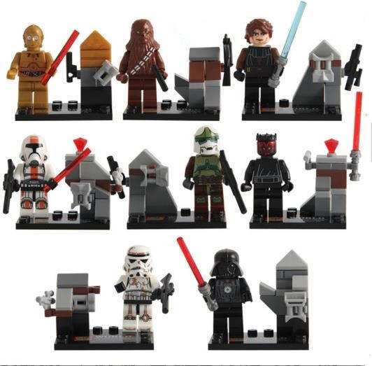 

Фигурки, человечки звёздные войны star wars для лего lego 8 штук