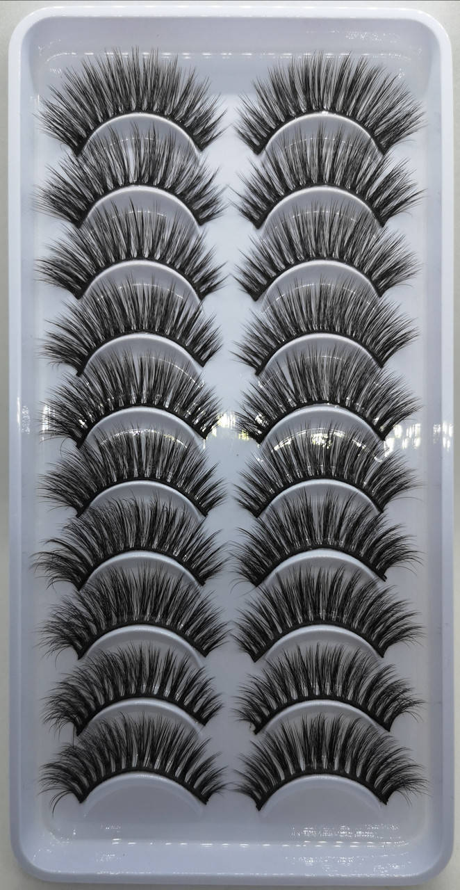 

Накладные ресницы 3D - 111 10пар, Черный