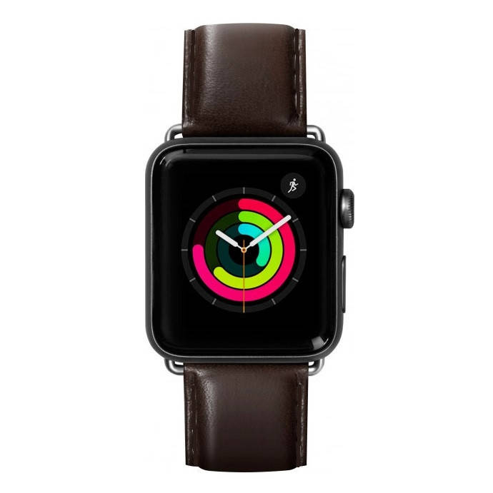 

Кожаный ремешок для Apple Watch 38 / 4 0/ 42 / 44 мм . Коричневый цвет