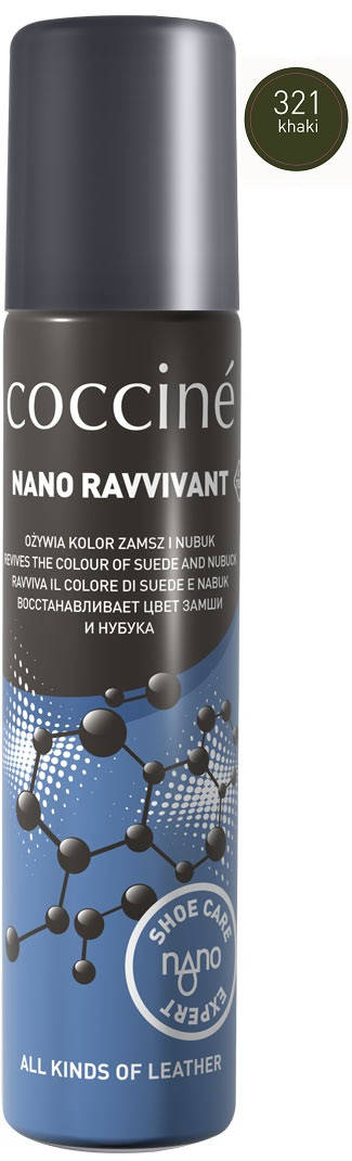

Спрей для замши и нубука Хаки Coccine RAVVIVANT NANO 100мл