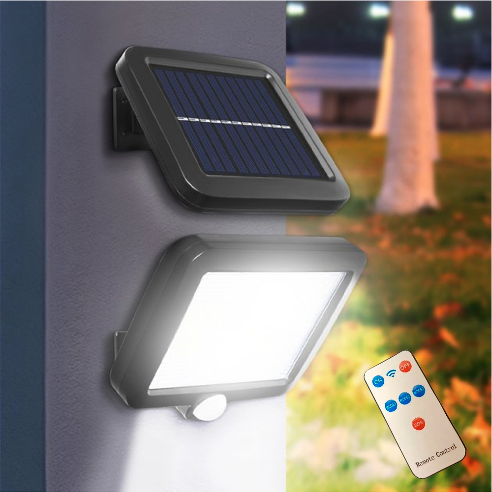 

2 шт. Уличный фонарь на солнечной батарее UKC BK-128-4COB с пультом (777)