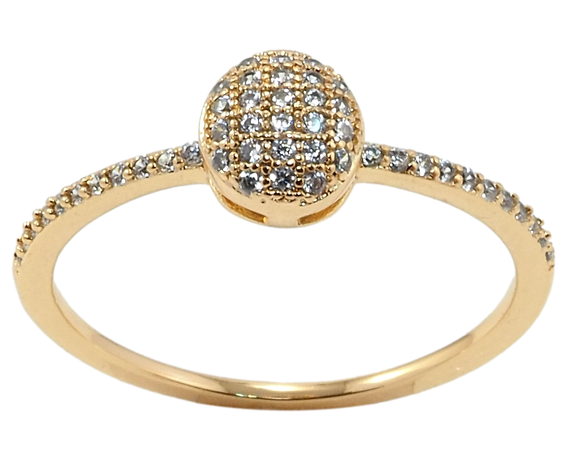 

Кольцо Xuping Позолота 18K "Инкрустация цирконием" р.17,18,18.5,19.5