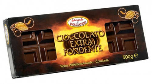 

Шоколад Dolciando Cioccolato Extra Fondente черный 500 г