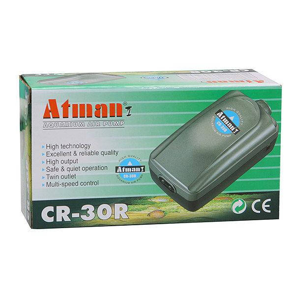 

Двухканальный компрессор для аквариума Atman CR-30R
