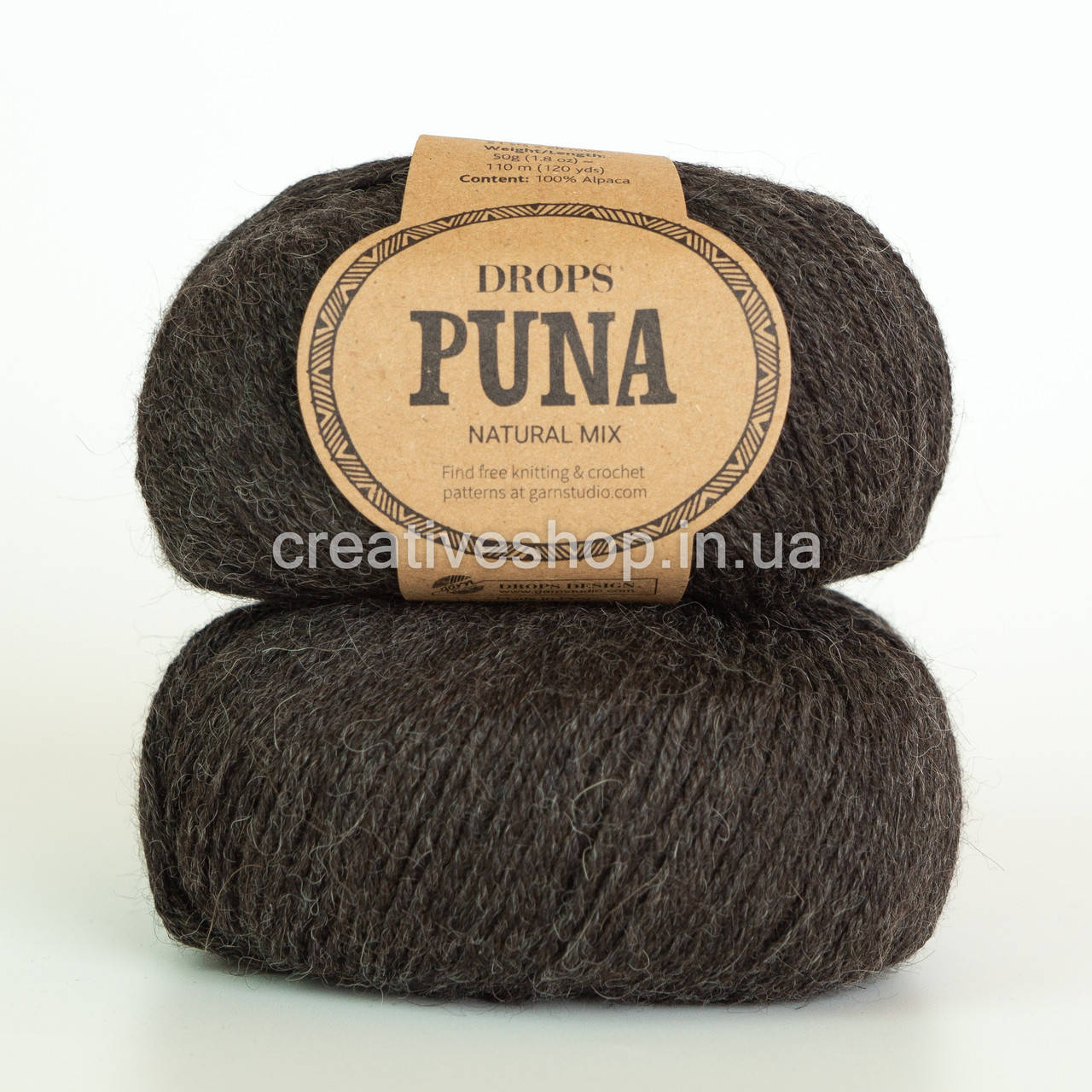 

Пряжа Drops Puna (цвет 08 black)