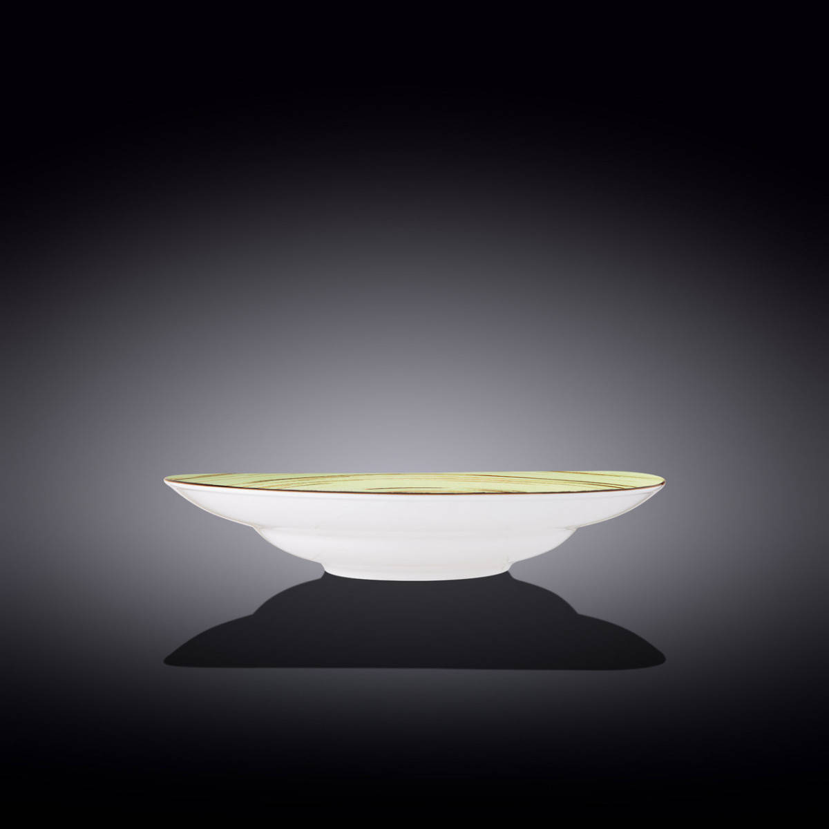 

Тарелка суповая Wilmax Spiral Pistachio WL-669127-A 25.5 см BF, Салатовый