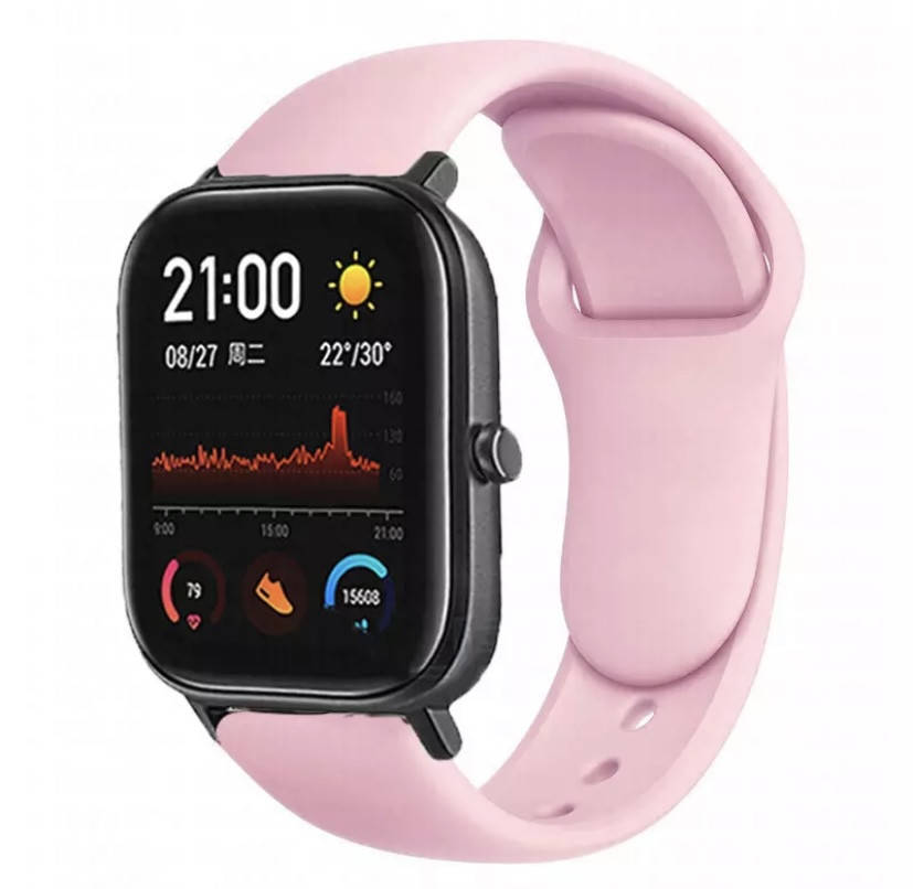 

Браслет / Ремешок для часов Xiaomi Amazfit Bip / Xiaomi Amazfit GTS Pink