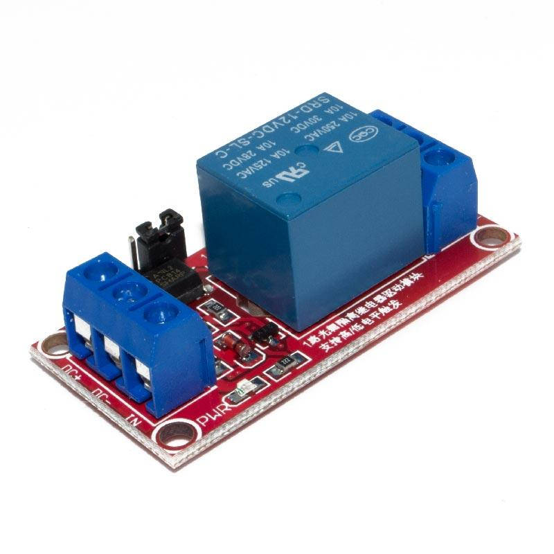 

Модуль 1 реле 12V с опторязвязкой для ARDUINO