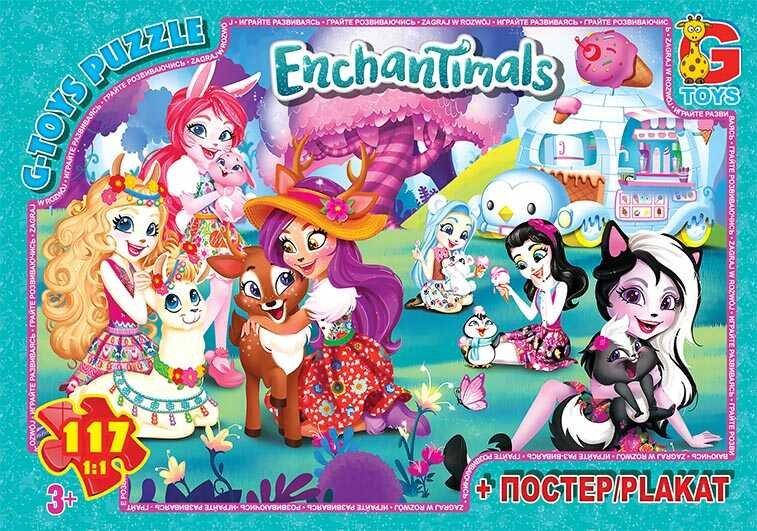 

Гр Пазлы 117 эл. "G Toys" "Enchantimals" EA 205 (62) +постер