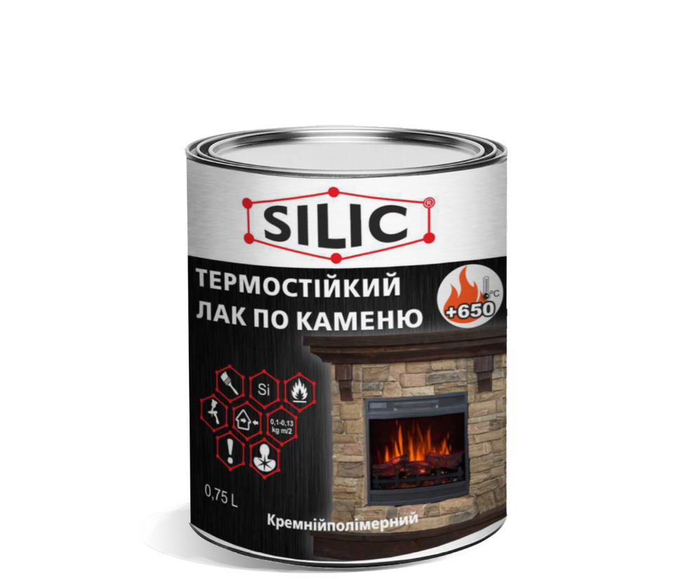 

Термостойкий лак SILIC КО-85 для печей и каминов