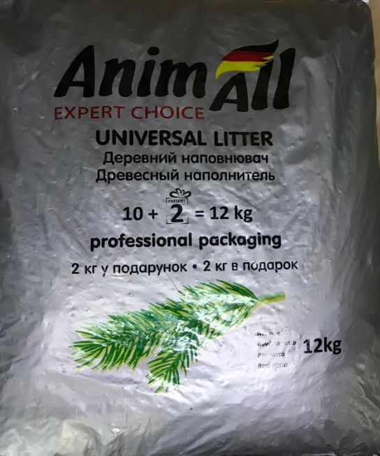 

Animall 12кг - наполнитель древесный