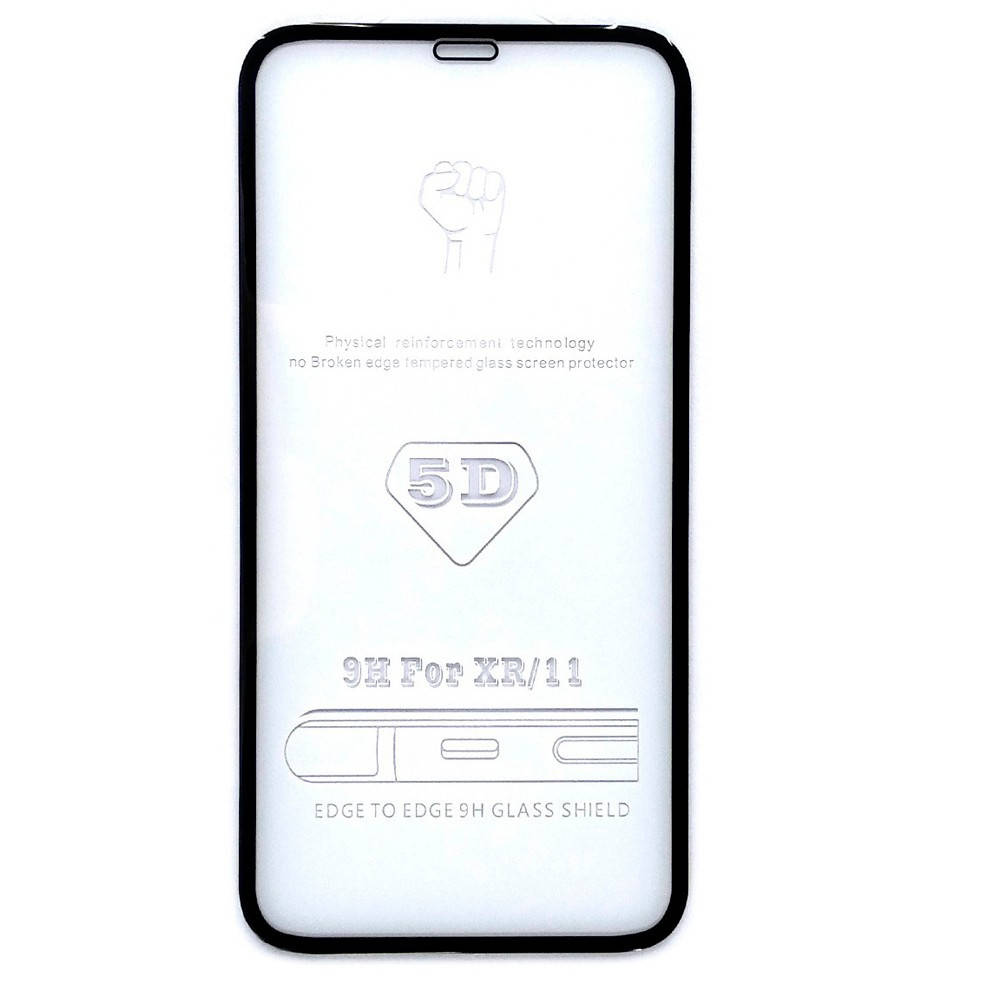 

Захисне скло iPhone 12/12 Pro (6.1) 5D/10D Black без упаковки, Черный