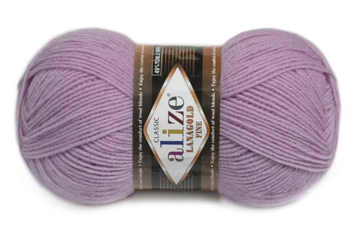 

Alize LanaGold Fine, розовый №98