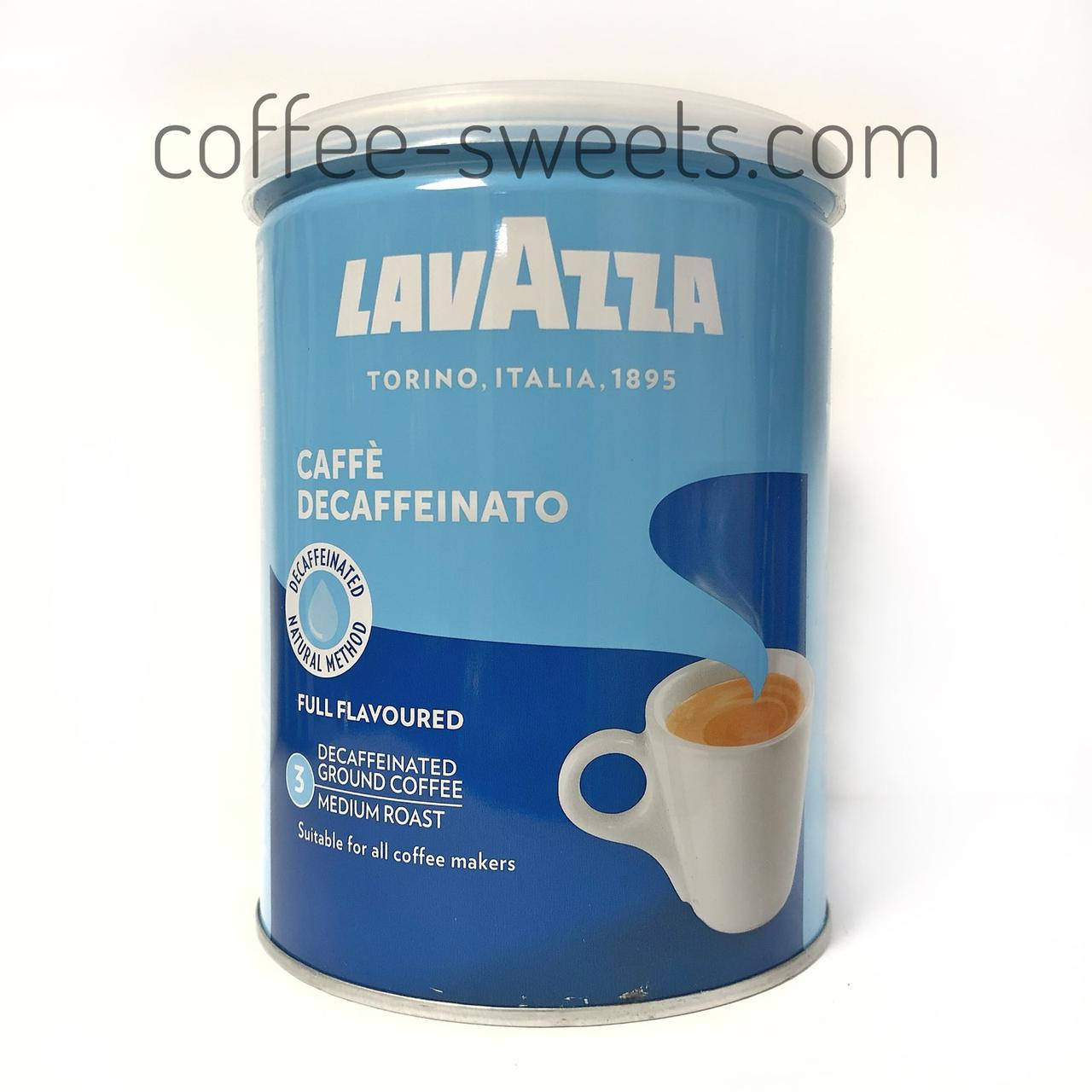 

Кофе молотый Lavazza Decaffeinato 250 г.