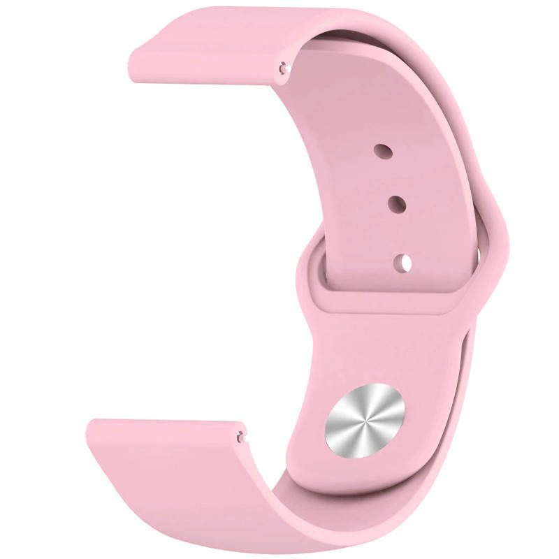 

Силиконовый Ремешок для Xiaomi Amazfit/Samsung 20 mm (Розовый / Light pink)