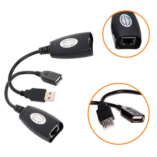 

USB 1.1 удлинитель по RJ45 витой паре до 50м, UTP