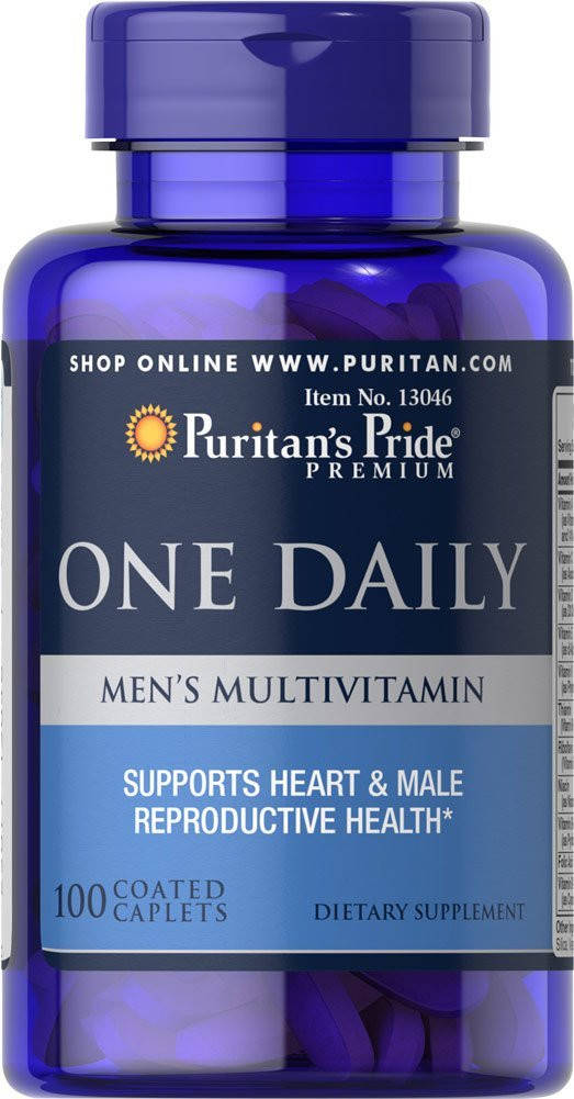 

One Daily Men's Multivitamins Puritan's Pride, 100 таблеток