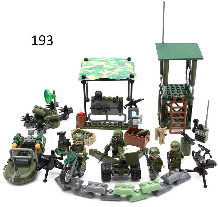 

Фигурки камуфляжные военные SWAT спецназ солдаты Лего Lego BrickArms