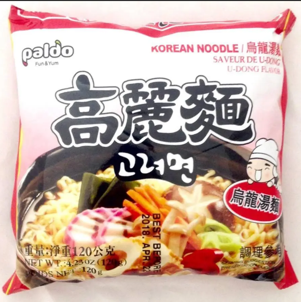 

Лапша Рамен быстрого приготовления Saveur De U-Dong Paldo 120 г (Корея)