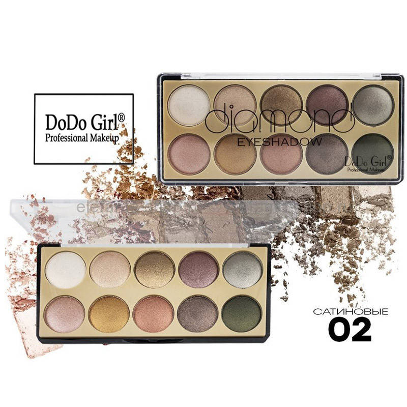 

Палетка 10 теней для век DoDo Girl Diamond Eyeshadow B3069/02