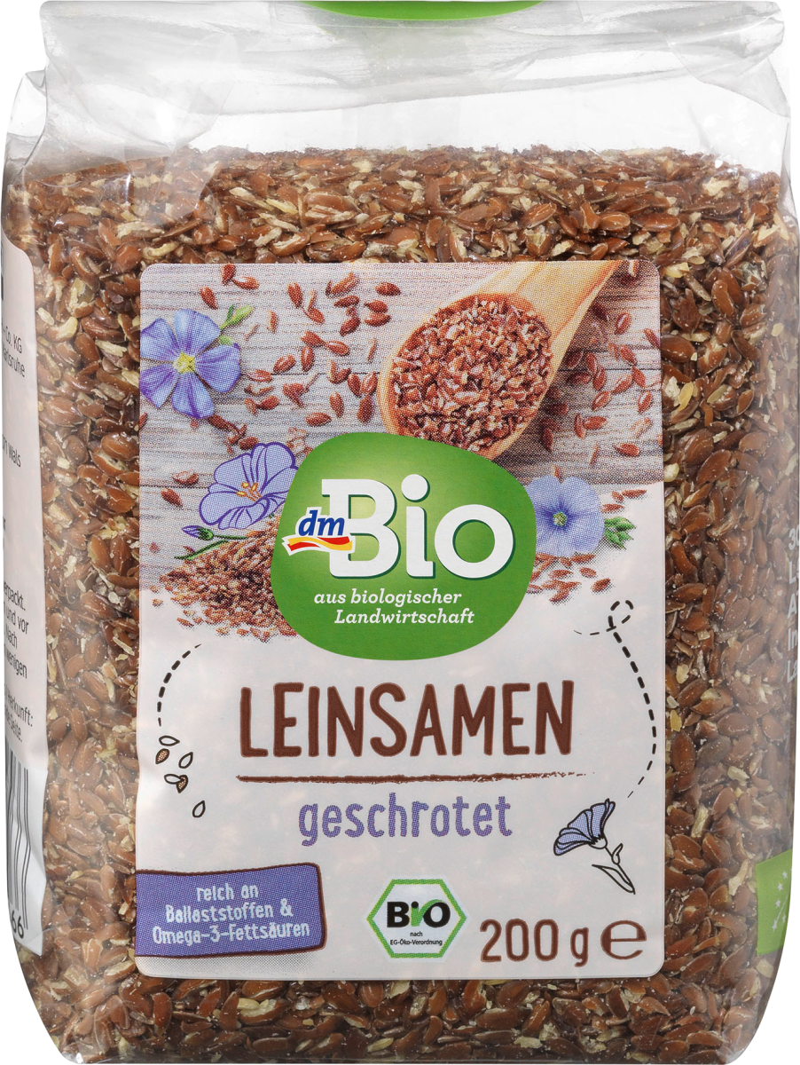

Органическое измельченное льняное семя dm Bio Leinsamen, 200 гр