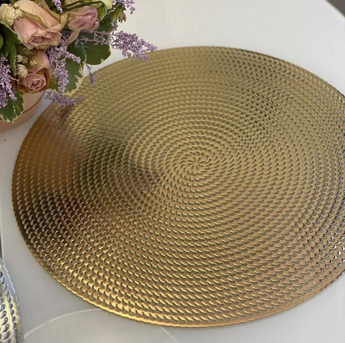 

Салфетка сервировочная OLens Жемчужный микс 6610-43 40 см, Золотистый