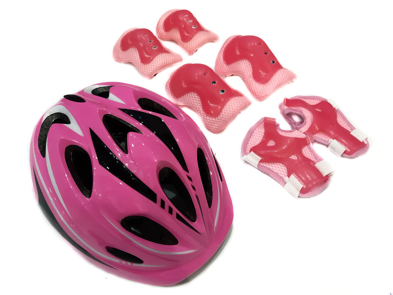 

Комплект шлем и защита TK Union Group размер S-M Розовый 2-14 лет с регулировкой по объему (F18476/C34590)