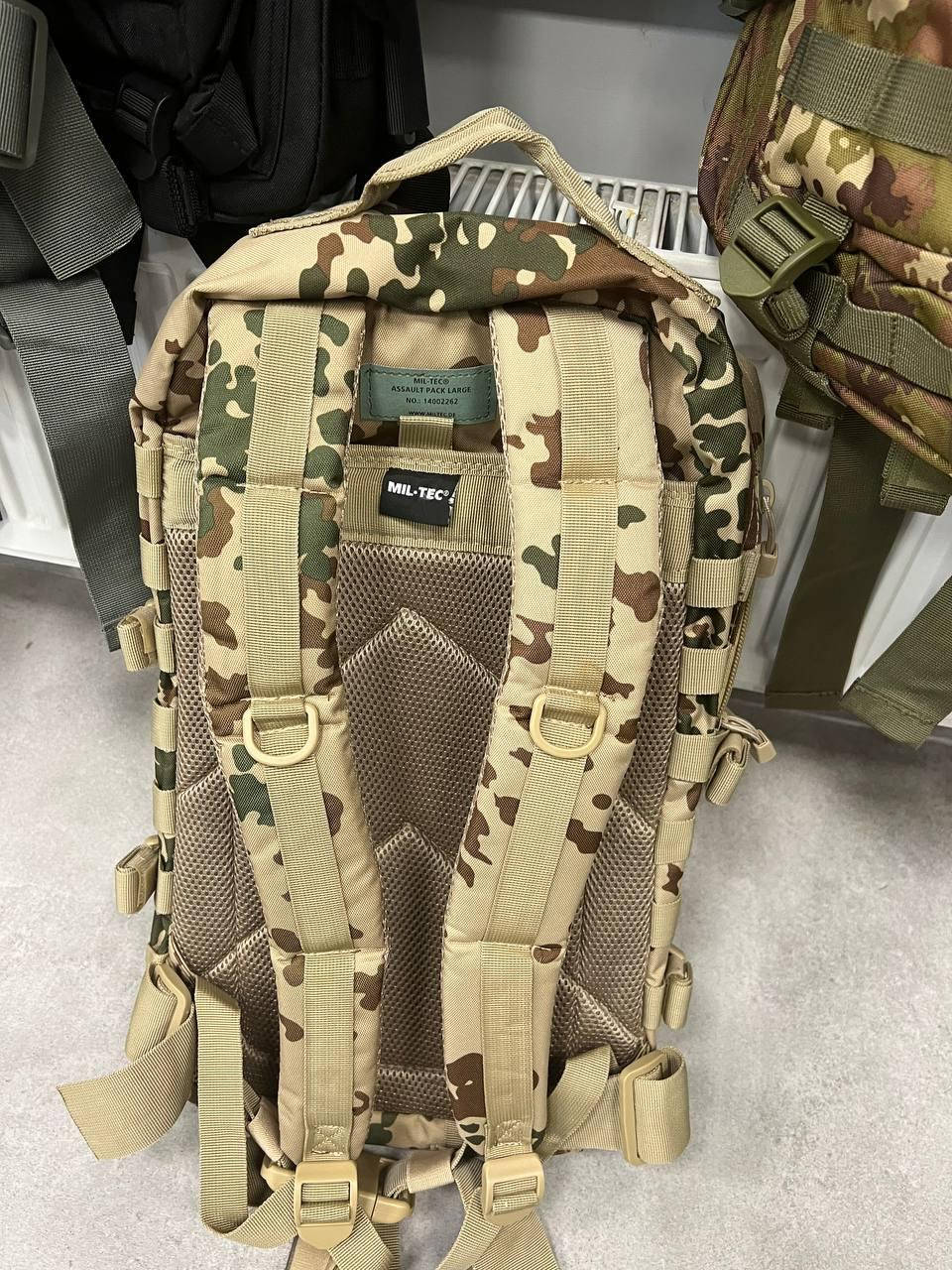 

Тактичний военный рюкзак Mil-Tec 36L MultiCam оригинал Германия