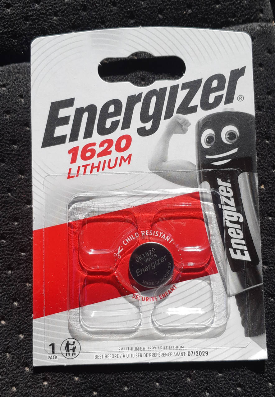 

Дисковая батарейка Energizer Lithium Cell 3V CR1620