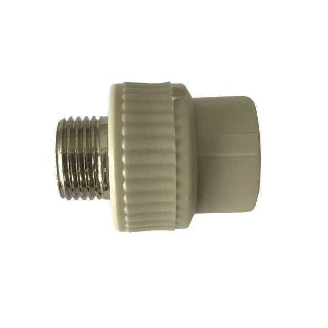 

Муфта наружная резьба Kalde PPR ф25х1/2 12088, Серый