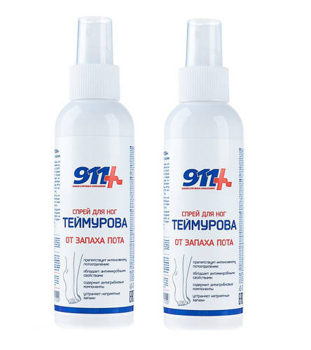 

Спрей для ног Теймурова 911, 150 мл.