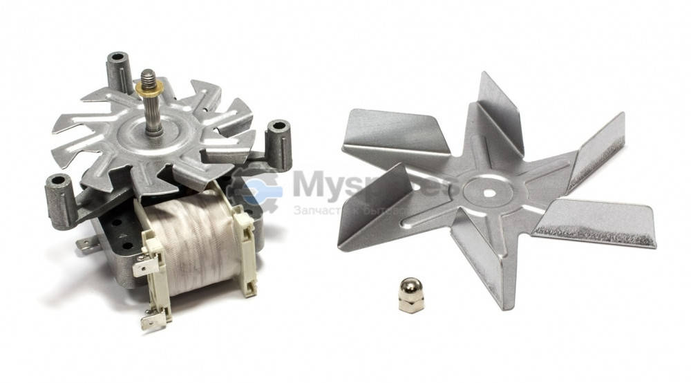 

Мотор вентилятора духовки 28 W, 220/240V, 50/60Hz Клас H. Вал 26 mm Вентилятор D= 148 mm духовок Gorenje